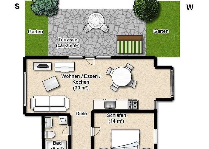 Haus Vorm Riff Memmertfeuer * Juist